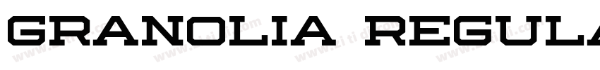 granolia Regular字体转换 granolia Regular字体转换